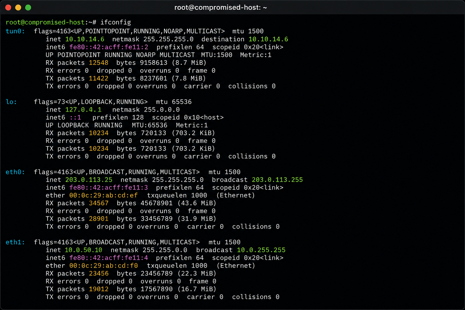 ifconfig